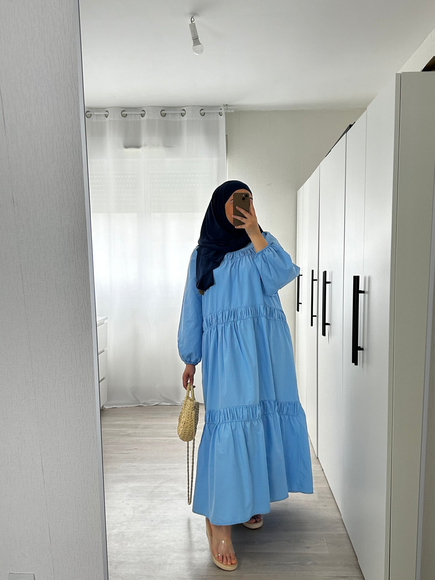 Robe Nur bleu