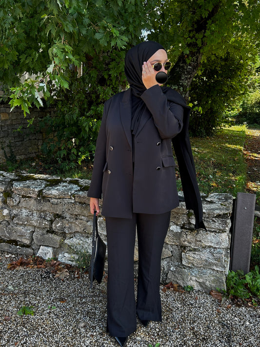 Blazer noir oversize