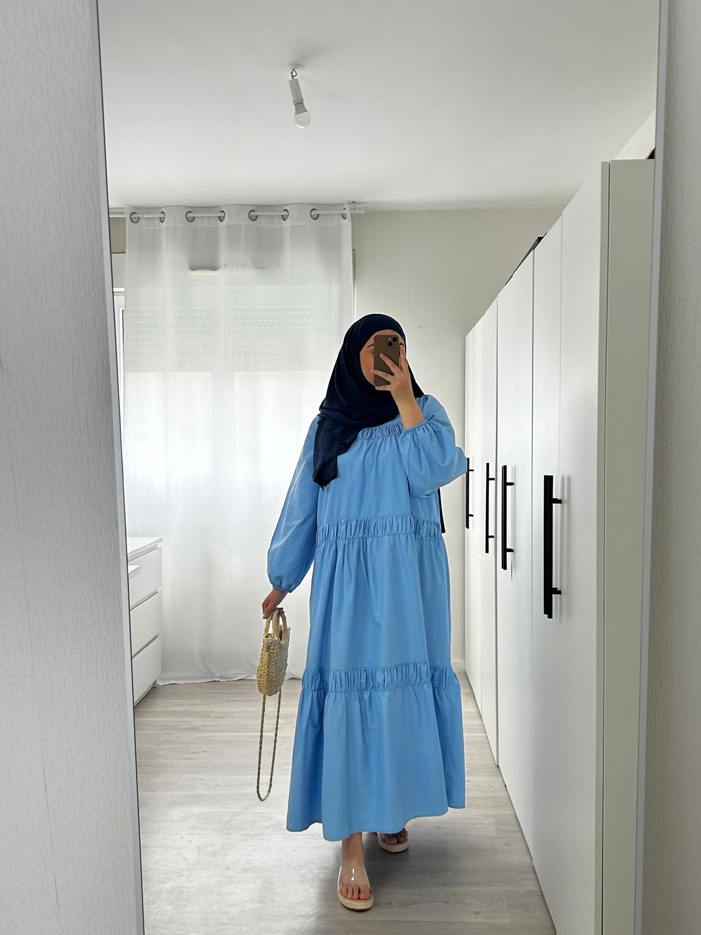 Robe Nur bleu